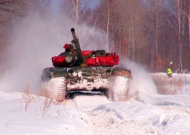 «Танковый биатлон-2015» - победил сильнейший. Фото Марии Герман.