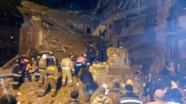 Взрыв в жилом доме по улице Геологов в п. Корфовский Хабаровский района