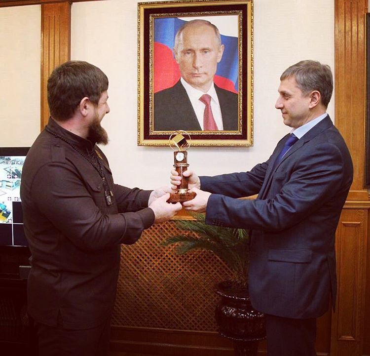 Рамзан Кадыров и Андрей Серёжников