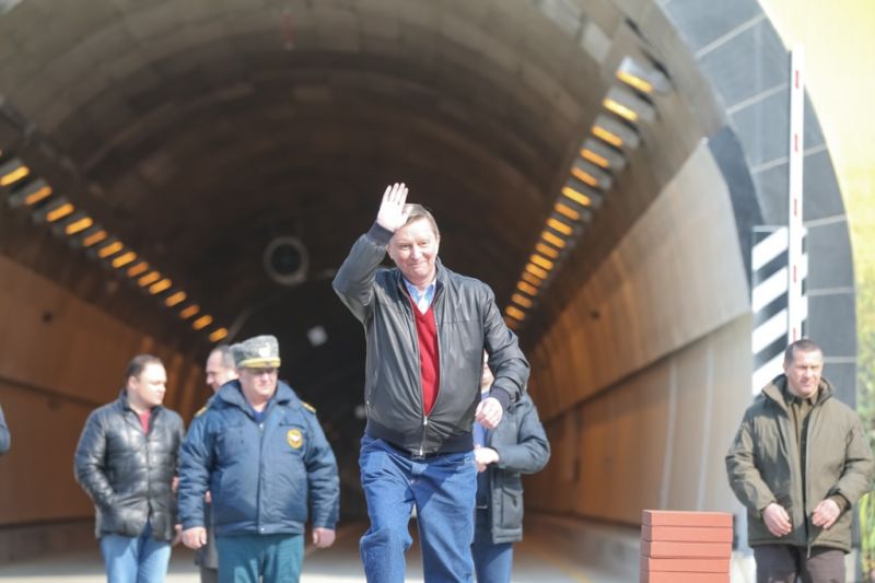 Сергей Иванов открыл автотоннель