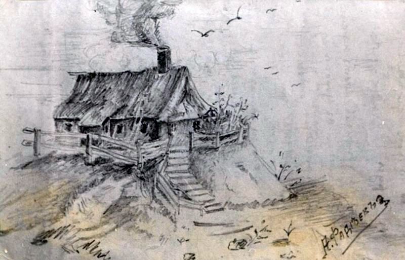 Рисунок юного Фадеева