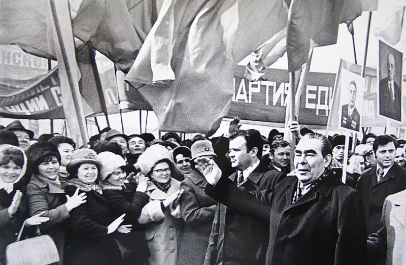 Лучший снимок года СССР: Леонид Брежнев в Хабаровске, 1978 год.