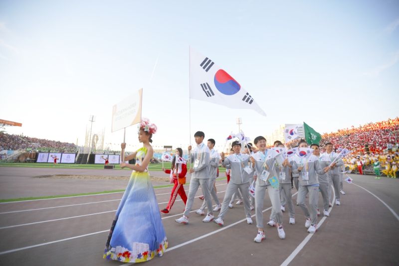 Открытие VI Международных спортивных игр «Дети Азии»