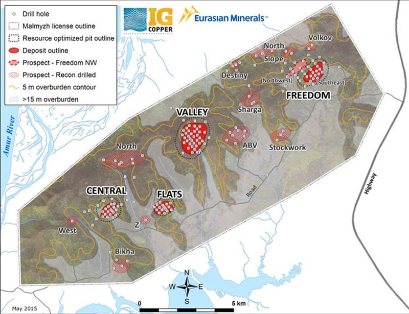 Золотомедный проект «Малмыжа»