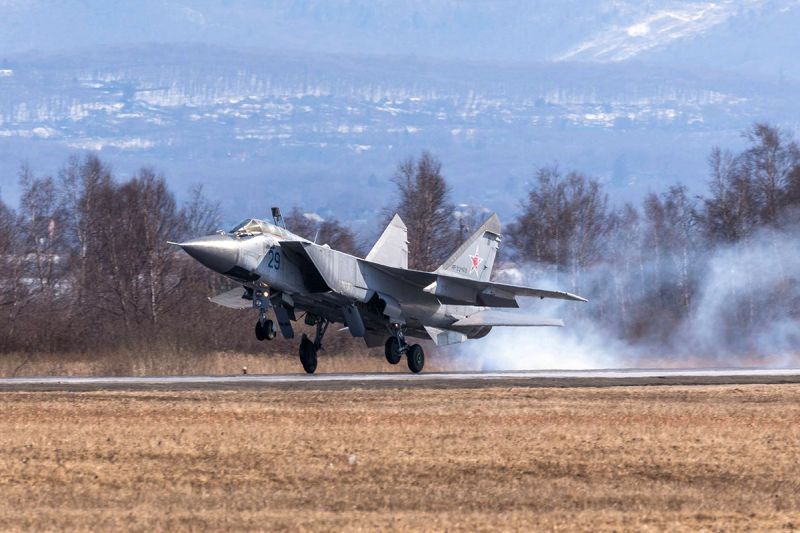 Тренировочные полеты на Камчатке