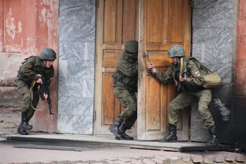 Учения в Хабаровске 27 апреля с.г.