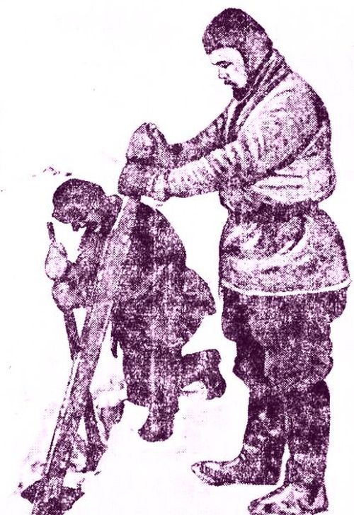 Так добывали лед для чая челюскинцы