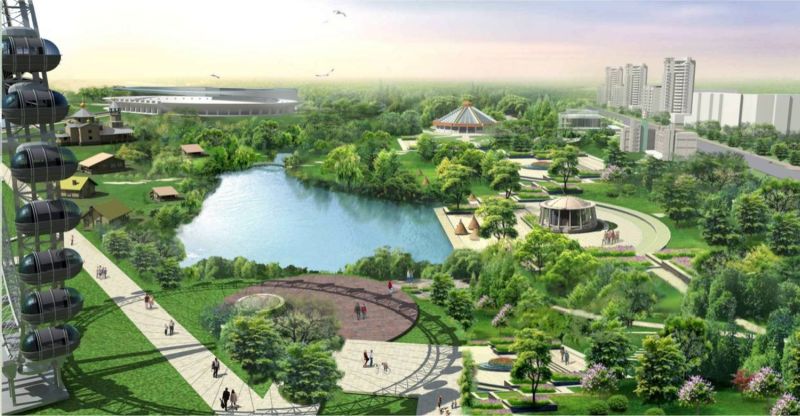 Конкурс на застройку городского общественного центра Комсомольска-на-Амуре и набережной р. Амур. Авторский коллектив: Редколис В.Н., Баев В.И., Редколис М.В. (нажмите, чтобы увеличить)