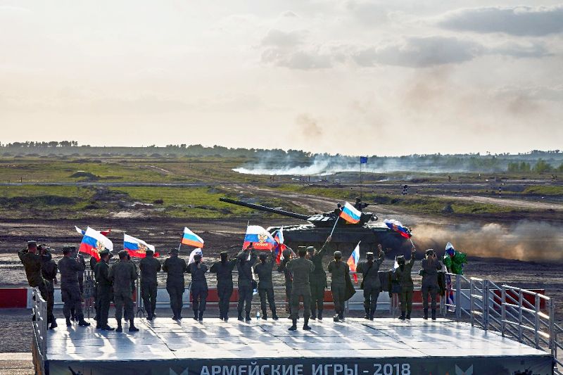 «Танковый биатлон». Фото: Андрей Гомзяков.