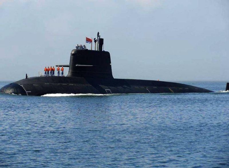 Центральное телевидение Китая впервые показало самую мощную подводную лодку с ВНЭУ