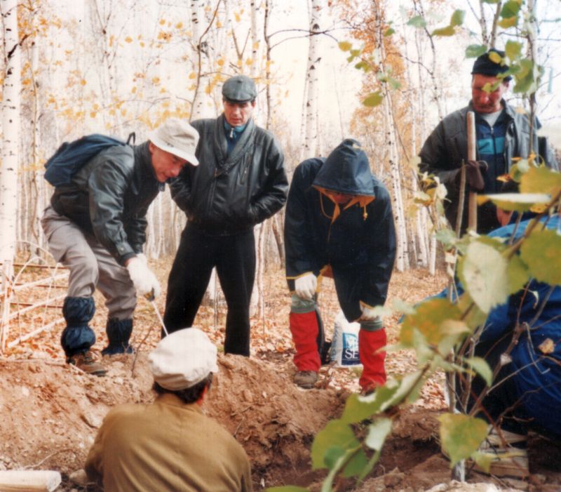 Раскопки на Пиванском кладбище. 1997 год.