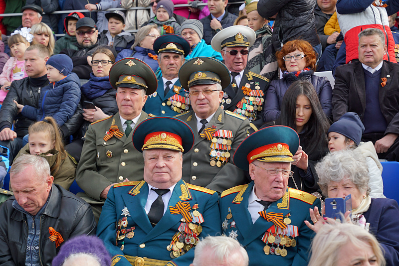 Парад, посвященный 74-й годовщине Победы в Великой Отечественной войне, прошел в Хабаровске