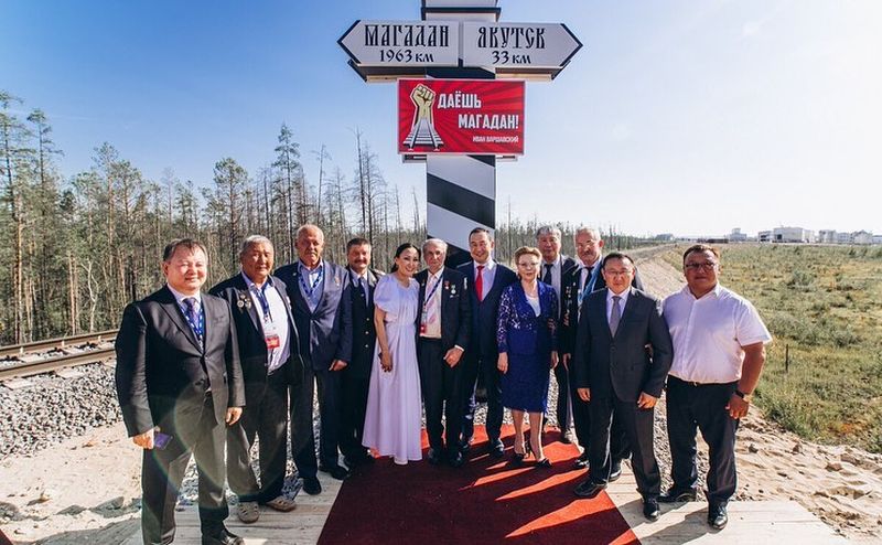 Первый пассажирский поезд прибыл на станцию Нижний Бестях (Якутия)