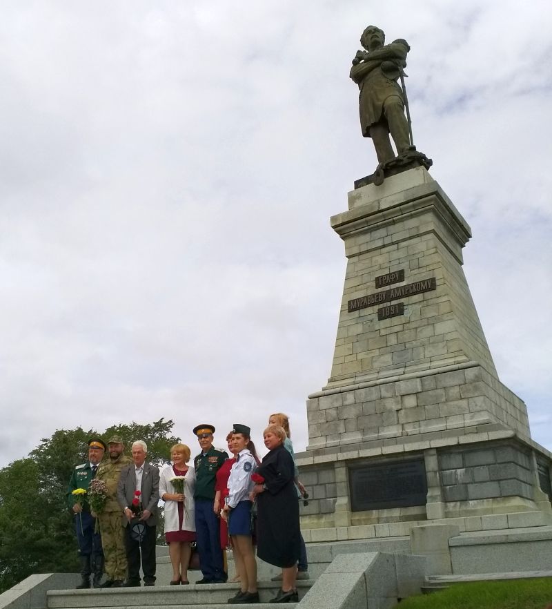 210 лет отметили Н.Н. Муравьеву-Амурскому в Хабаровске.