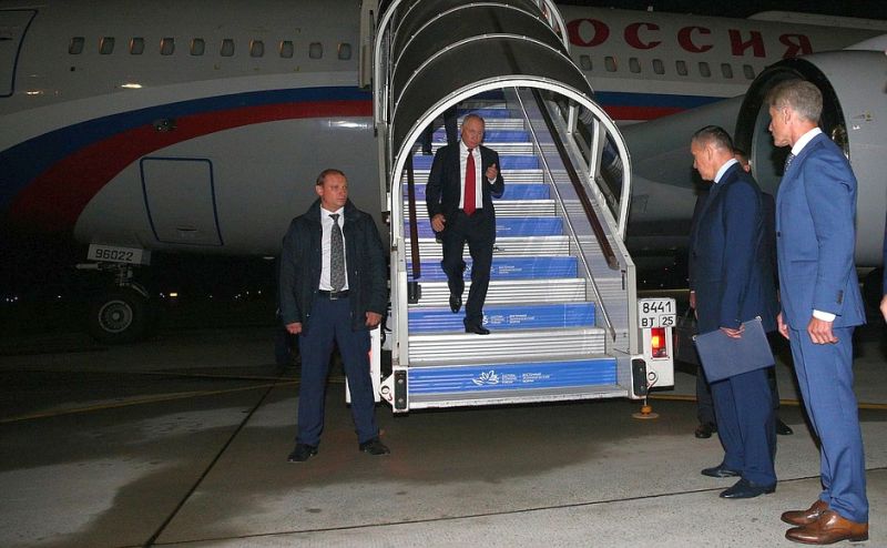 Президент прибыл во Владивосток
