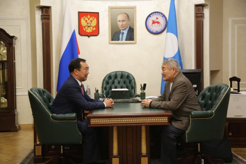 Айсен Николаев и Василий Филиппов