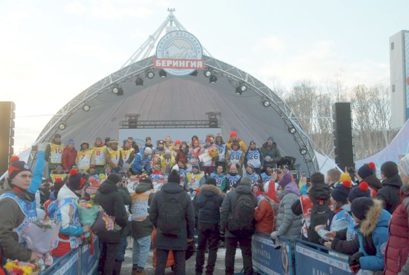 Наталья Орехова и Валентин Левковский стали победителями гонки-пролога «Берингии-2021»