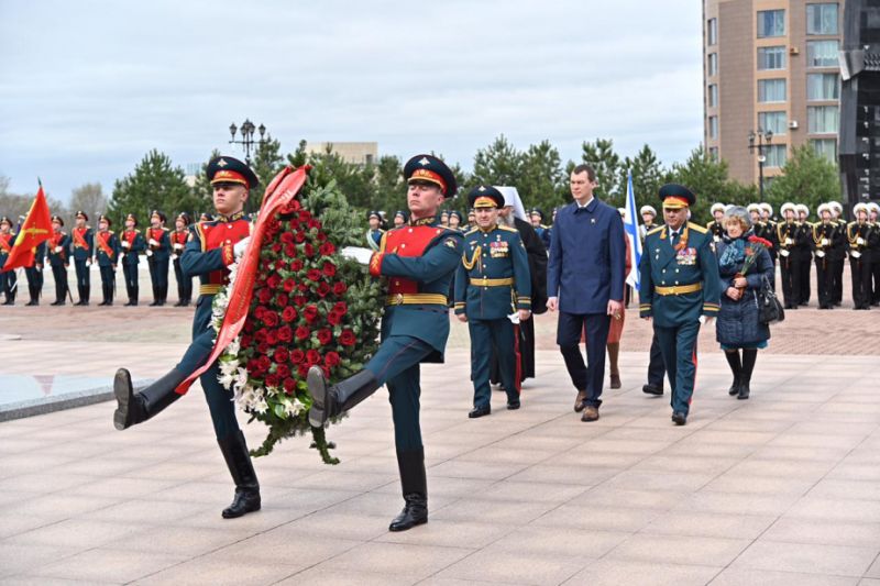 Михаил Дегтярев принял участие в памятных мероприятиях, приуроченных ко Дню Победы
