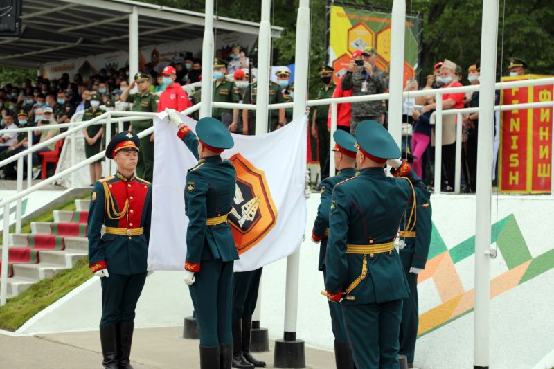 Команда Тихоокеанского флота принимает участие во всеармейском этапе конкурса «Аварийный район»
