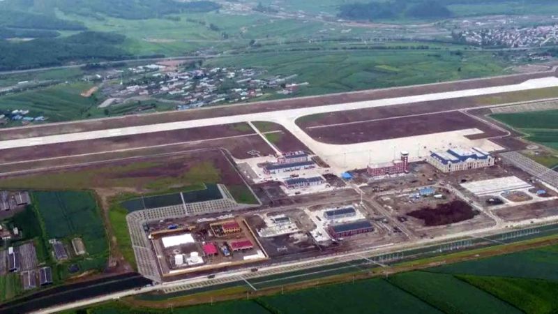 Строительство аэропорта Суйфэньхэ