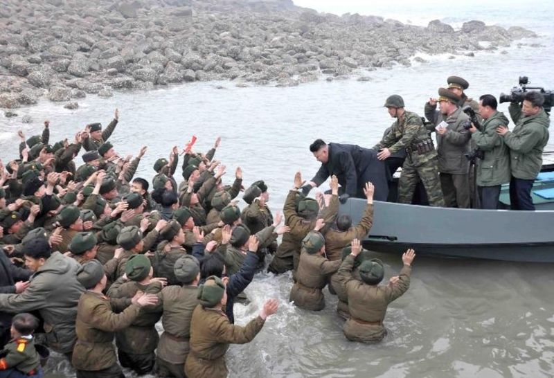 В оборонительном отряде на острове. Март 2013 г.