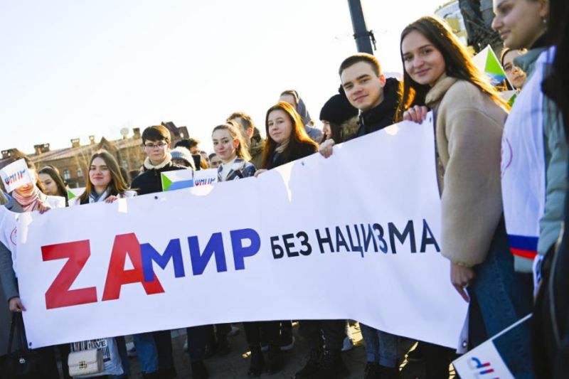 Михаил Дегтярев дал старт Всероссийскому автопробегу профсоюзов «ZA мир без нацизма!»