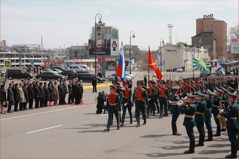 Проводы VIP-гостя из КНДР были на площади вокзала «Владивосток».