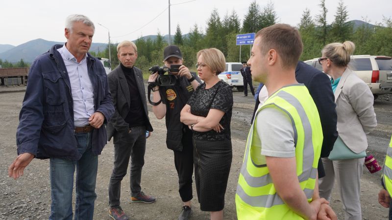 Губернатор Магаданской области Сергей Носов посетил Ягоднинский округ