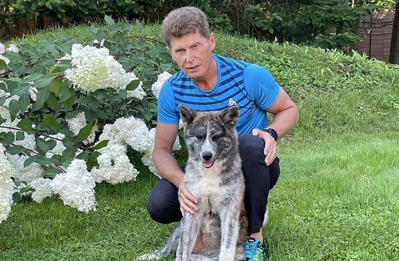 Олег Кожемяко подарит щенка акита-ину приморской семье