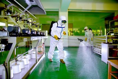 Наиболее интенсивно проведена дезинфекционная работа согласно требованиям МЧПС.