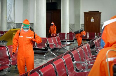 Наиболее интенсивно проведена дезинфекционная работа согласно требованиям МЧПС.