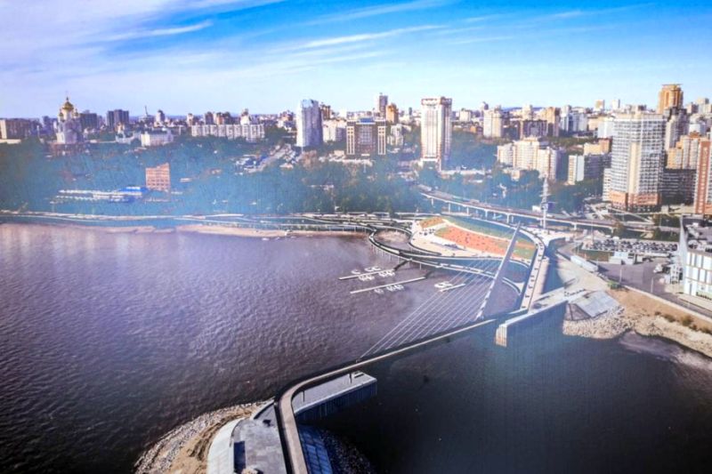 В Хабаровске участок набережной объединит центральную часть города с южной