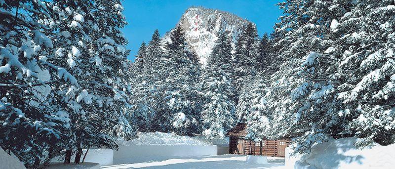 Родной дом Ким Чен Ира в Пэктусанском тайном лагере.