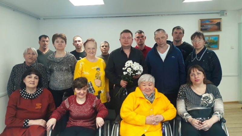 Ванинское отделение ВОИ: встреча с добровольцем СВО