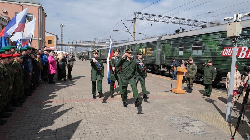 Агитпоезд «Сила в правде» торжественно встретили в ЕАО