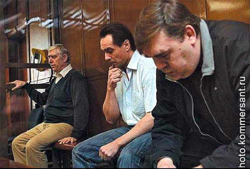 Слева направо: Корягин, Дубовицкий, Климантов