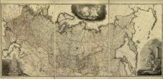 Карта Российской империи. Разделенная на Наместничества. 1786 год. (Карта из Библиотеки Конгресса США)
