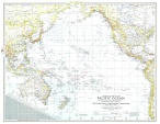 Вторая Мировая война на Тихом океане. 1942 год. Карта опубликована журналом National Geographic в феврале 1942 года
