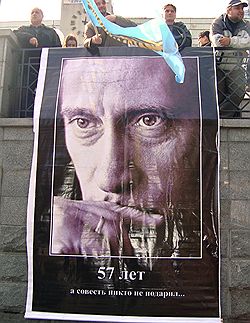 Приморские оппозиционеры объединили свои претензии к Владимиру Путину. Фото: Алексей Чернышев/Коммерсантъ