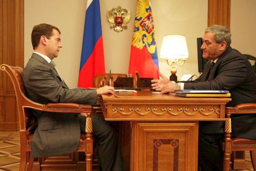 Д. Медведев и В. Штыров