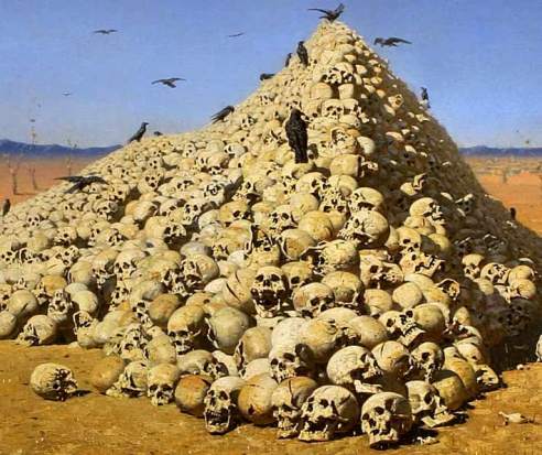 В.В. Верещагин - картина «Апофеоз войны» (1870-1871, Третьяковская галерея)