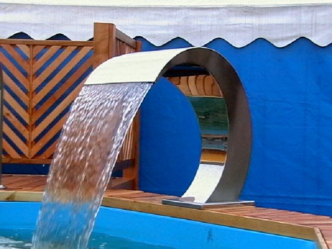 Водопад «Кобра» из нержавеющей стали