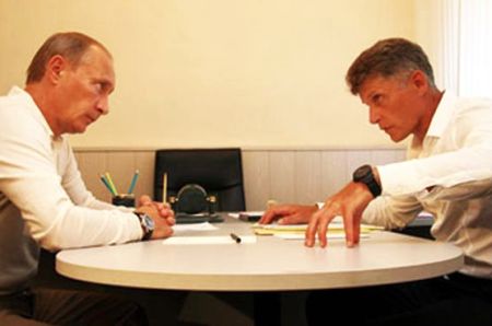 В. Путин и О. Кожемяко