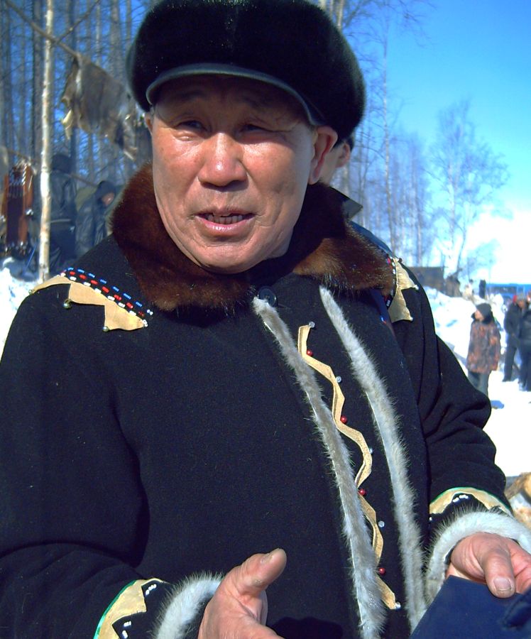 Председатель правления Охотского районного отделения ассоциации КМНС Хабаровского края В. Нестеров