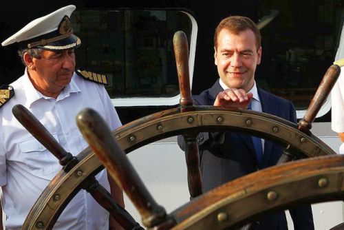 Во время посещения учебного парусника «Паллада»