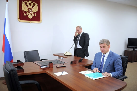 Председатель Правительства Российской Федерации В.В.Путин провёл рабочую встречу с губернатором Приморского края С.М.Дарькиным