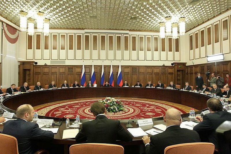 Заседание президиума Государственного совета «О повышении роли регионов в модернизации экономики России» в Хабаровске. Фото пресс-службы Президента России