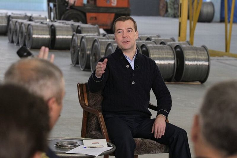 На встрече с работниками предприятий Хабаровского края и активом партии «Единая Россия». Фото пресс-службы Президента России