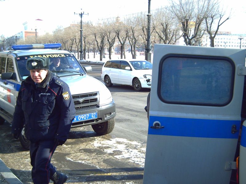 Хабаровск, площадь им.В. Ленина, 4 февраля