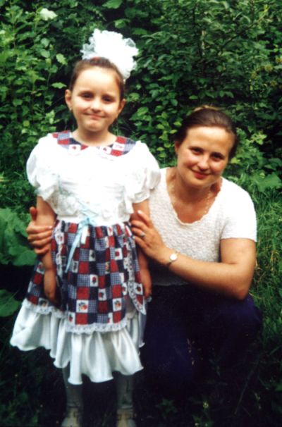 Ольга Николаевна Зайцева с дочерью
